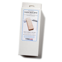 Load image into Gallery viewer, Double-sided Leather Strop Block