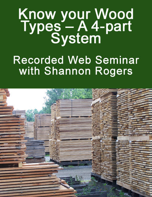 Know your Wood Types A 4part System with Shannon Rogers  Seminar