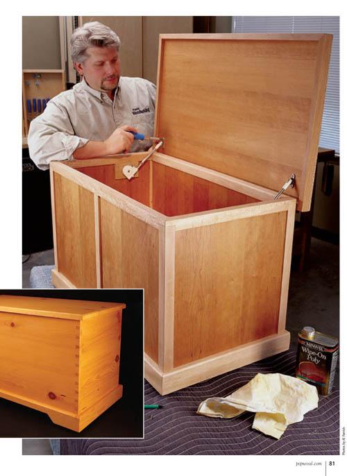 Blanket Chest Project Download Popular Woodworking