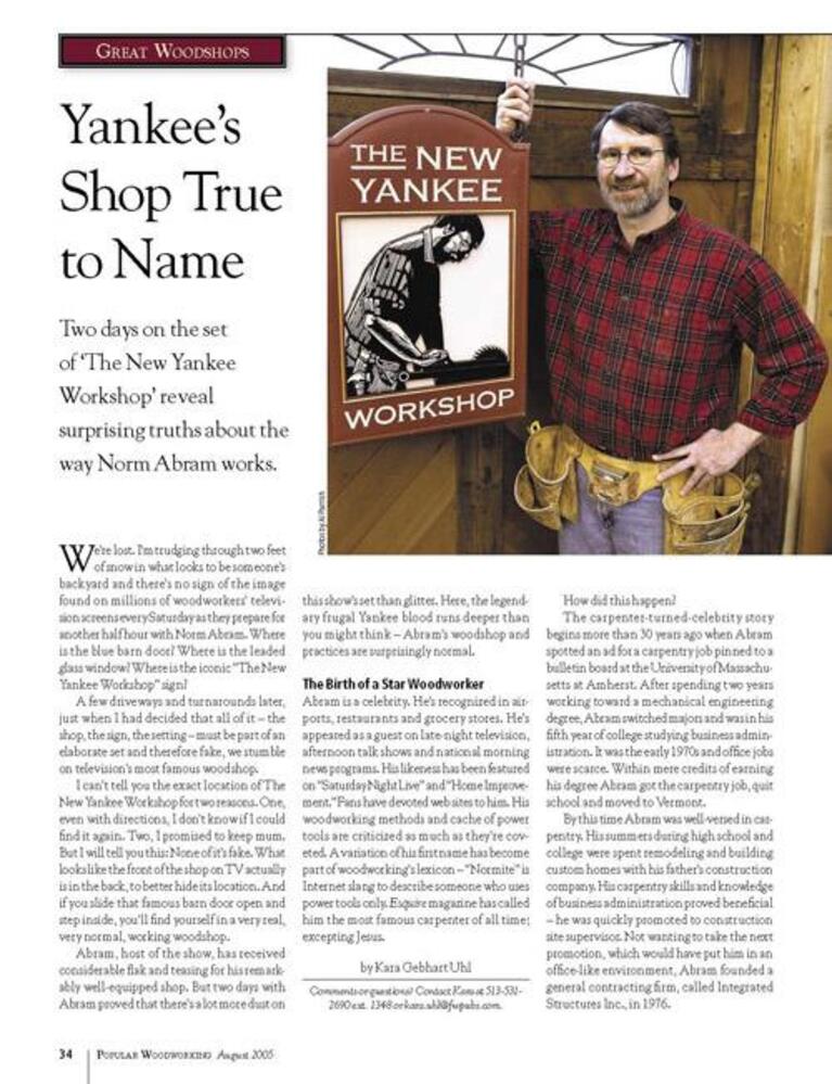 New Yankee Digital Download Popular Woodworking