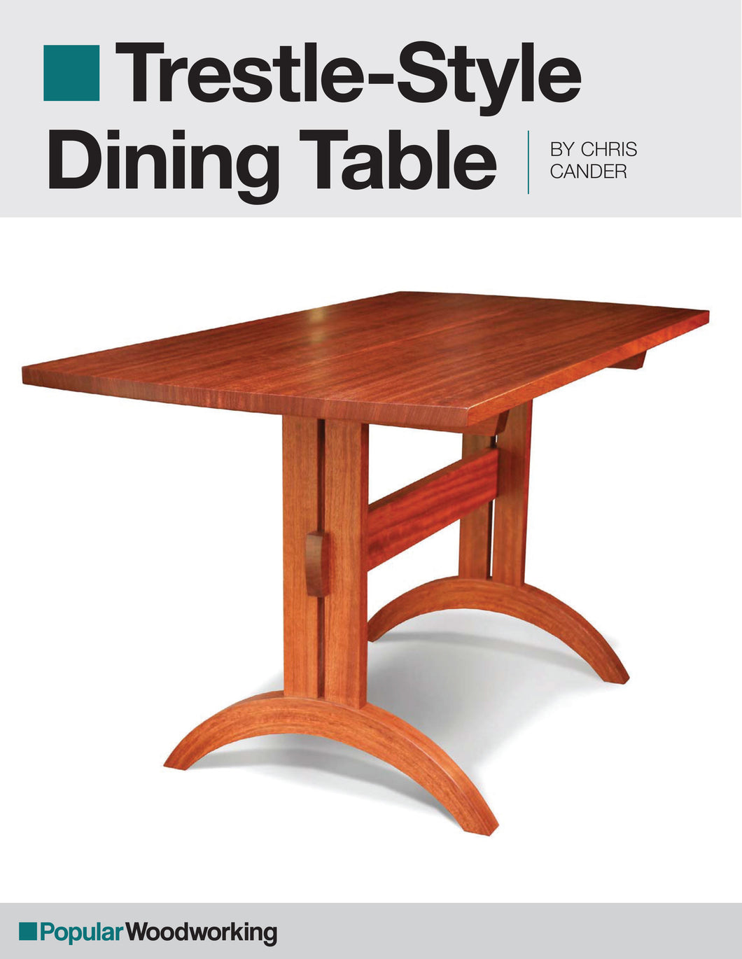 Trestle-Style Dining Table Project Download