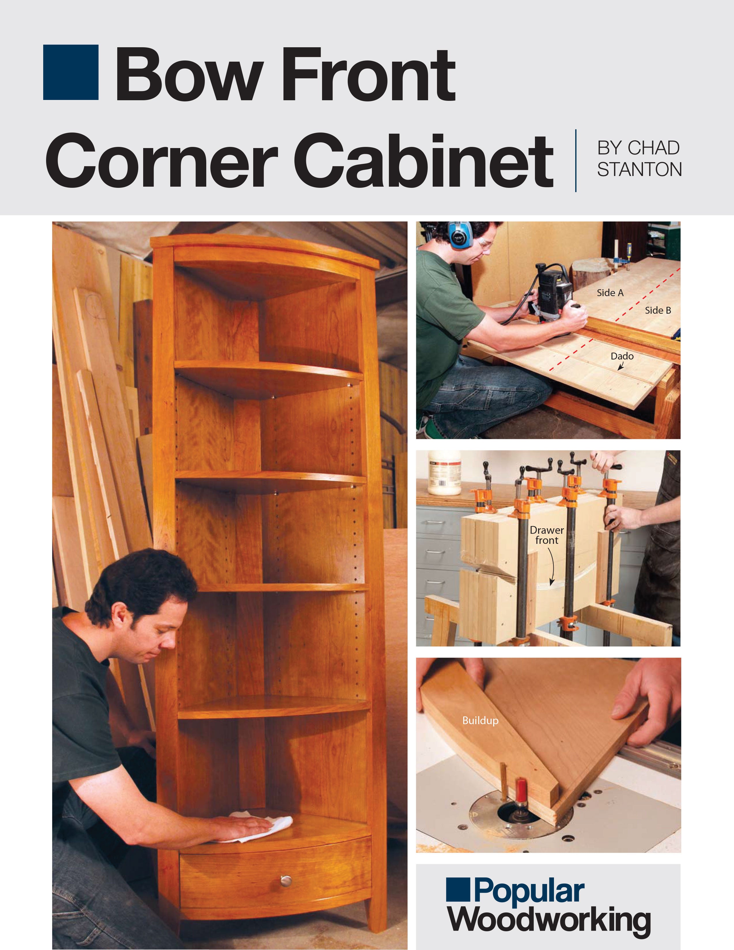 Bow front corner cabinet discount