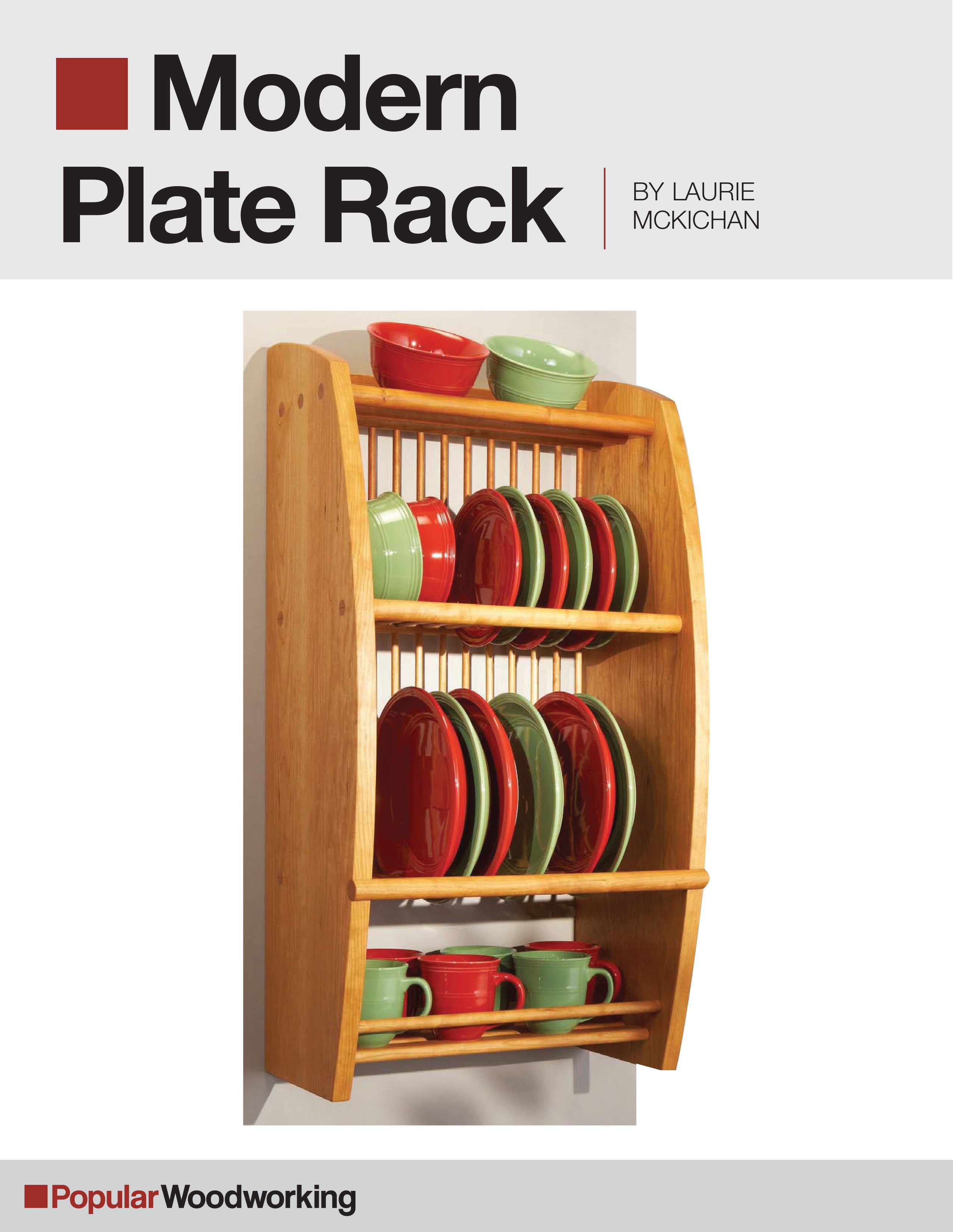 Modern Plate Rack Project Download – Popular Woodworking
