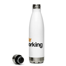 Load image into Gallery viewer, Popular Woodworking Stainless Steel Water Bottle - Pop Wood Logo