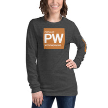 Load image into Gallery viewer, Popular Woodworking Square Logo Long Sleeve T-Shirt