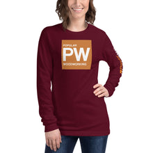 Load image into Gallery viewer, Popular Woodworking Square Logo Long Sleeve T-Shirt