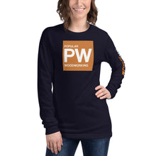 Load image into Gallery viewer, Popular Woodworking Square Logo Long Sleeve T-Shirt