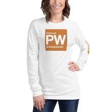 Load image into Gallery viewer, Popular Woodworking Square Logo Long Sleeve T-Shirt