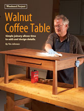 Walnut Coffee Table Project Download