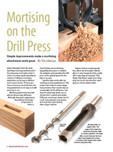 Master a Technique: Mortising on the Drill Press Digital Download