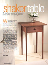 Shaker Table Project Download – Popular Woodworking