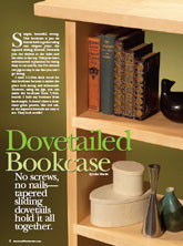 Dovetailed Bookcase Project Download