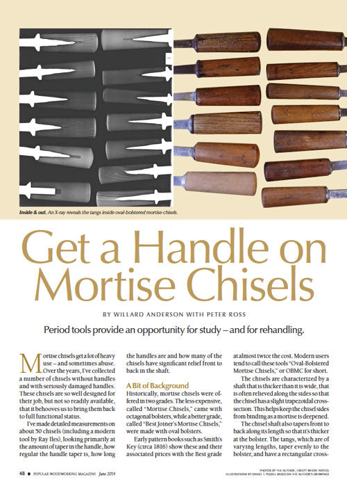 Get a Handle on Mortise Chisels Digital Download