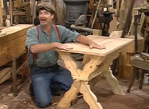 The Woodwright's Shop, Season 15, Episode 4 - Trestle Table Video Download