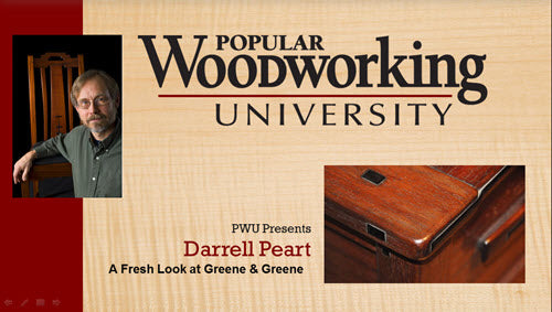 A Fresh Look at Greene & Greene with Darrell Peart  Web Seminar Download