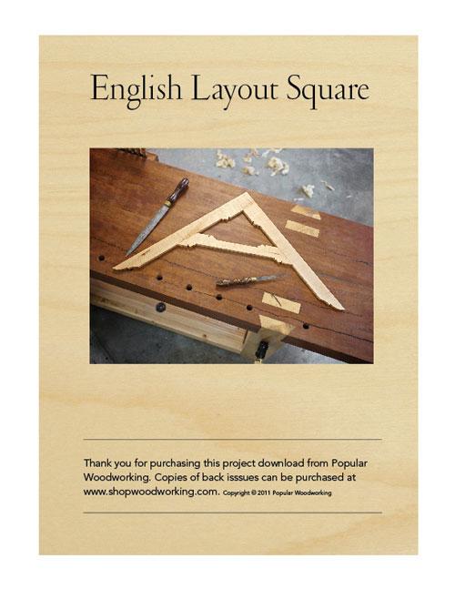 Draw Using English Layout Square English Layout Square Project Download – Popular Woodworking