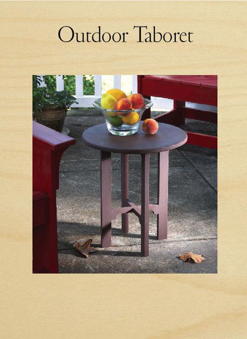 Outdoor Taboret Project Download