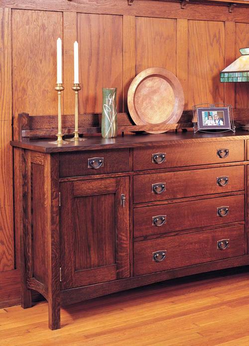 Arts & Crafts Stickley Sideboard Project Download