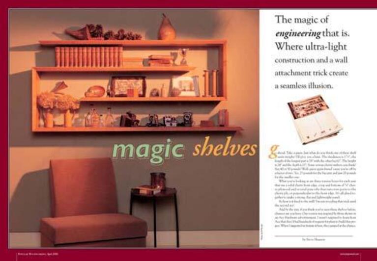 Magic Shelves Project Download – Popular Woodworking
