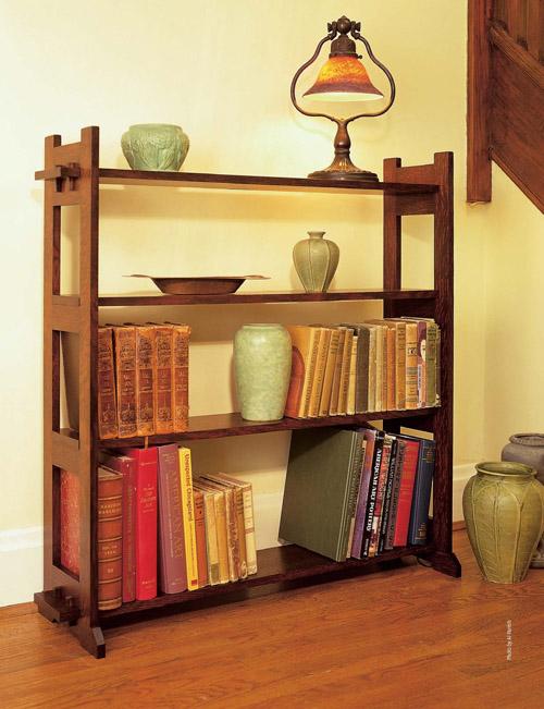 Arts & Crafts Bookcase Project Download – Popular Woodworking
