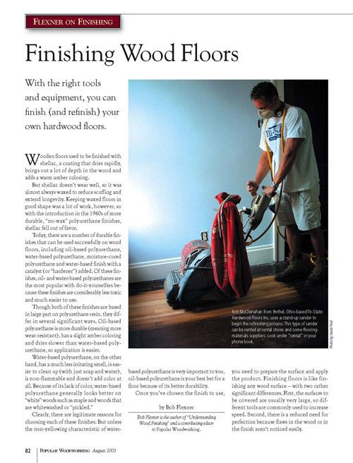 Flexner on Finishing: Finishing Wood Floors Digital Download