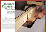 Little Shop Mark II: Router Fence for a Table Saw Digital Download