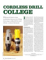 Cordless Drill College Digital Download