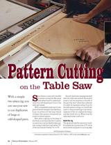 Pattern Cutting on the Table Saw Digital Download