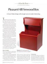 Pleasant Hill Firewood Box Project Download