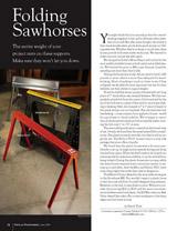 Folding Sawhorses Digital Download