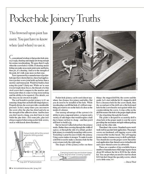 Pocket-hole Joinery Truths Digital Download