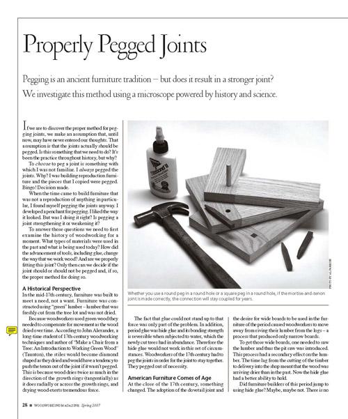 Properly Pegged Joints Digital Download