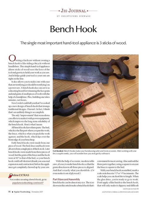 Bench Hook Project Download – Popular Woodworking