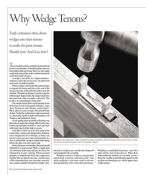 Why Wedge Tenons? Digital Download