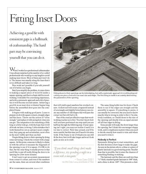 Fitting Inset Doors Digital Download