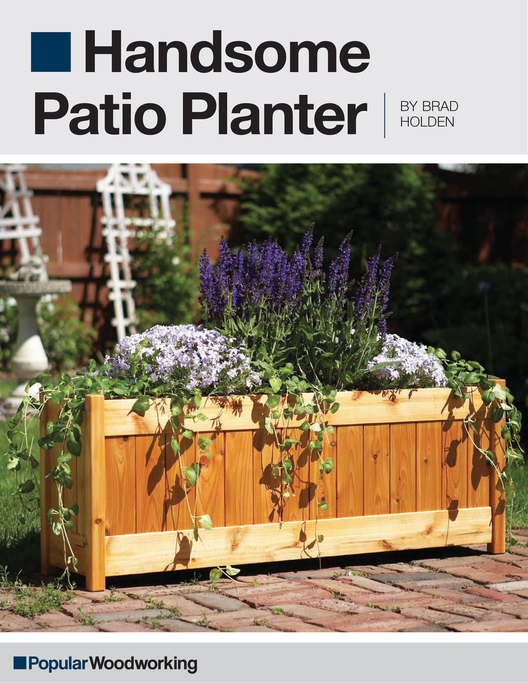 Handsome Patio Planter Project Download