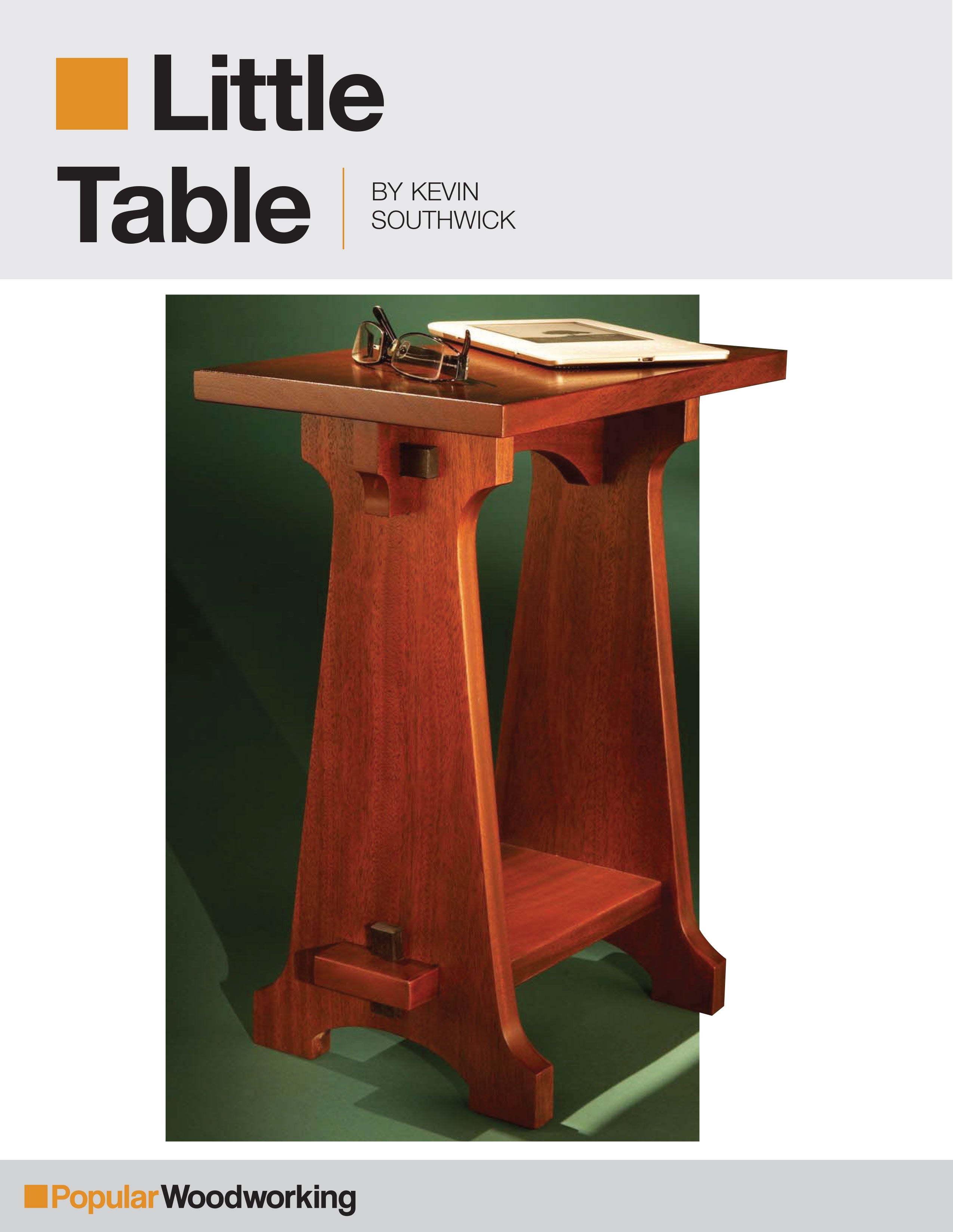 Little Table Project Download Popular Woodworking