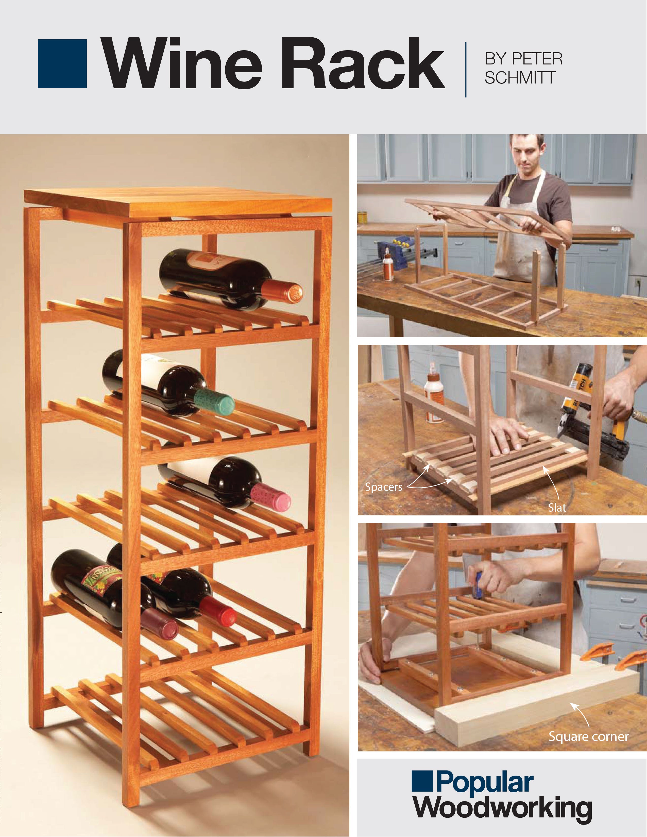 Wine Rack Project Download – Popular Woodworking