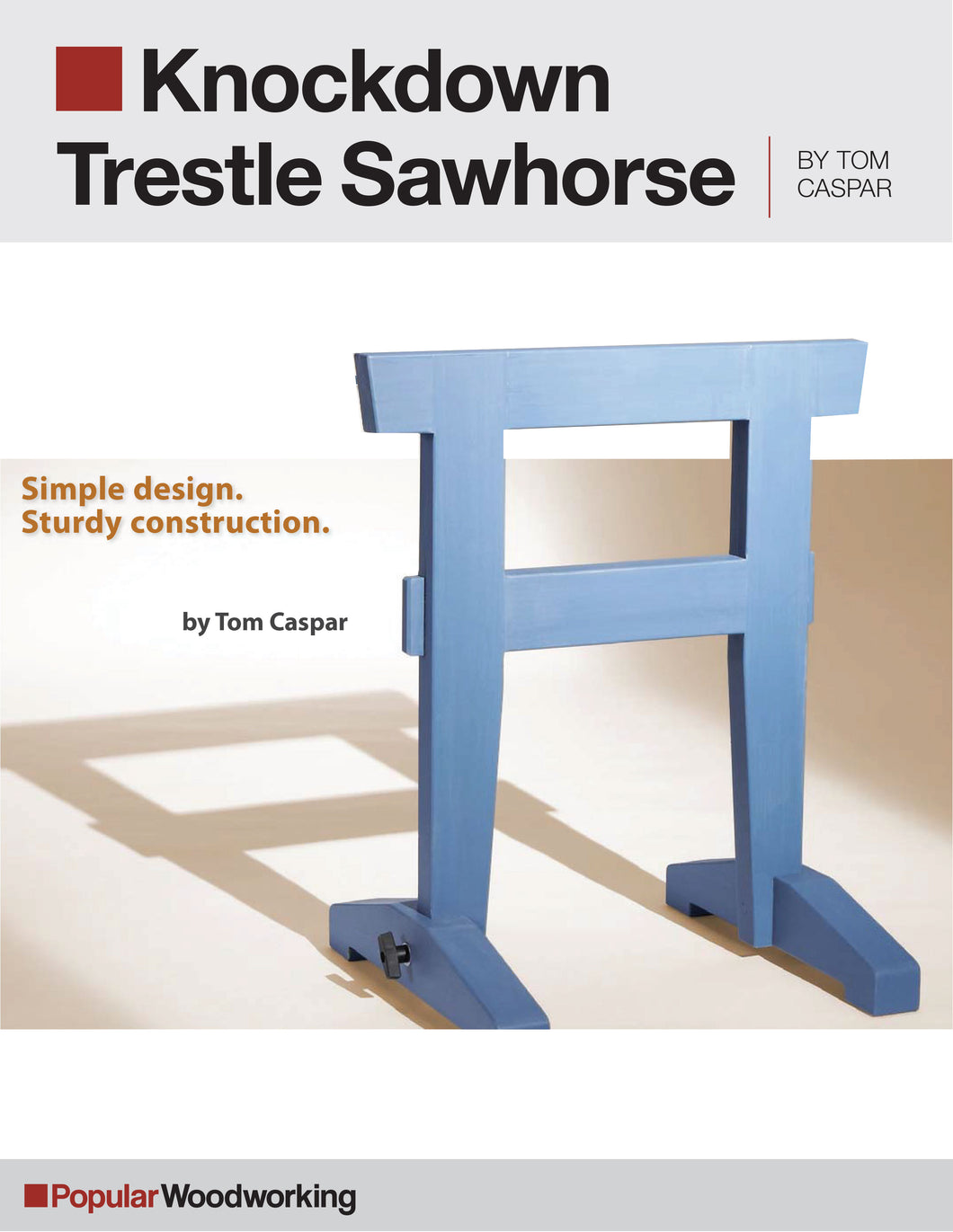 Knockdown Trestle Sawhorses Project Download