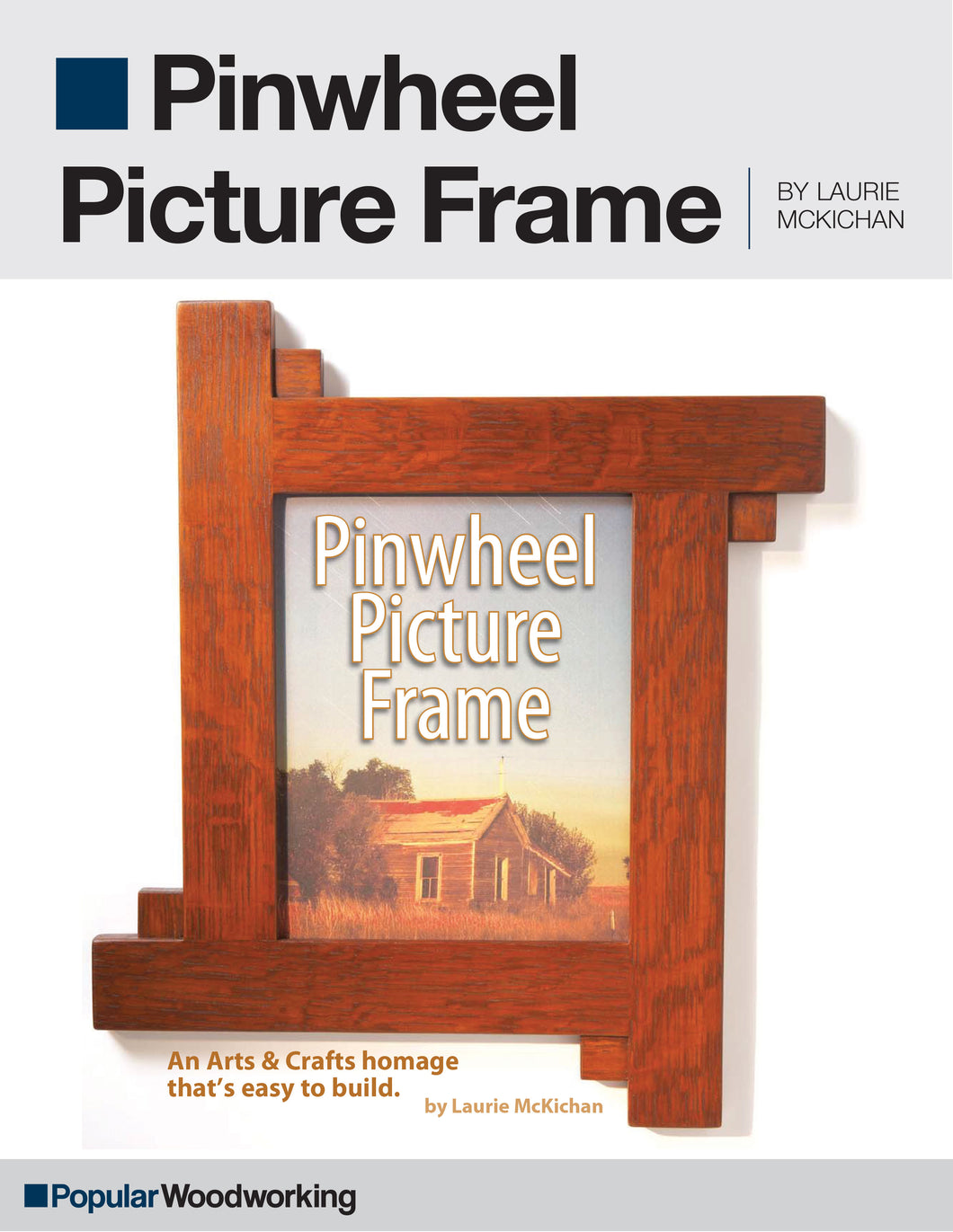 Pinwheel Picture Frame Project Download