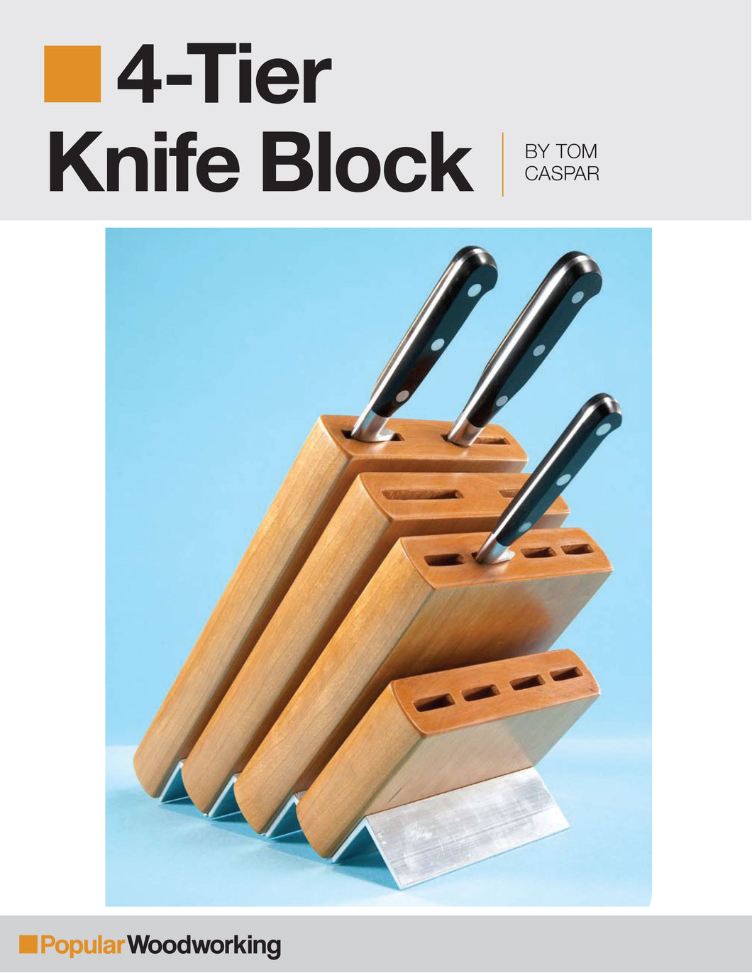 4-Tier Knife Block Project Download