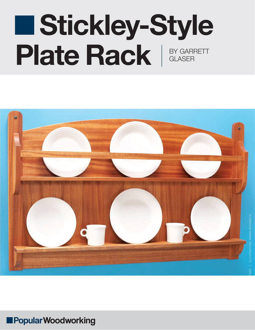 Stickley-Style Plate Rack Project Download