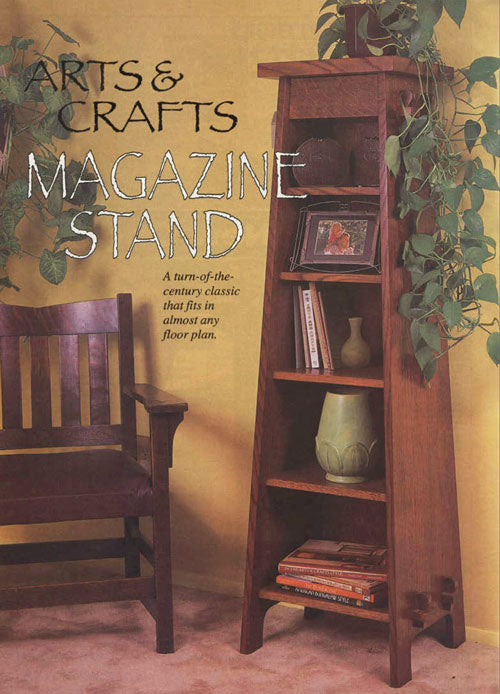 Arts & Crafts Magazine Stand Project Download