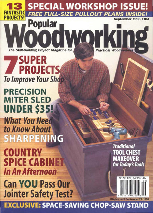 Popular Woodworking Magazine September 1998 Digital Edition