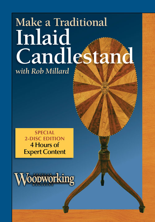 Make a Traditional Inlaid Candlestand with Rob Millard Video Download