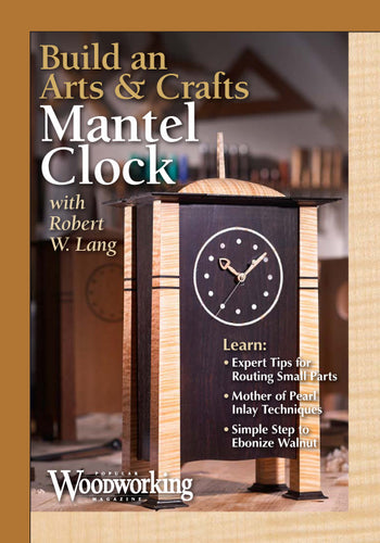 Stickley Mantle Clock, Woodworking Project