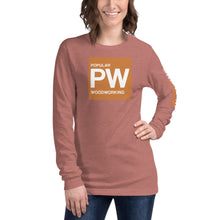 Load image into Gallery viewer, Popular Woodworking Square Logo Long Sleeve T-Shirt
